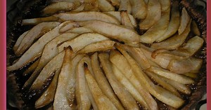 Tarte "toute vergeoise" & poires