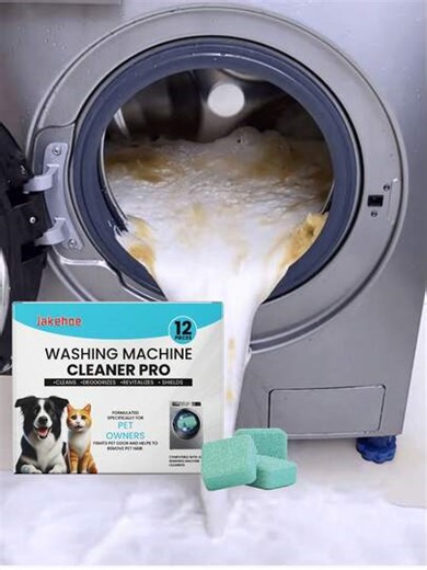 jakehoe Pastillas limpiadoras para lavadora - Descalcificación profunda y eliminador de olores para lavadoras de carga frontal y superior | Elimina la suciedad oculta y deja un aroma fresco | Suministros de limpieza del hogar Pastillas efervescentes limpiadoras de lavadora Limpiador profundo del tambor de la lavadora Descalcificador de olores | SHEIN