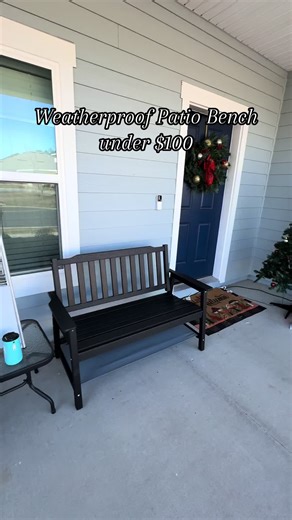 Durable Weatherproof Patio Bench Under $100