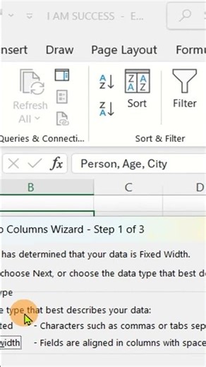Excel में Text को Columns में कैसे बांटें? #hinditutorial #exceltricks #photoediting