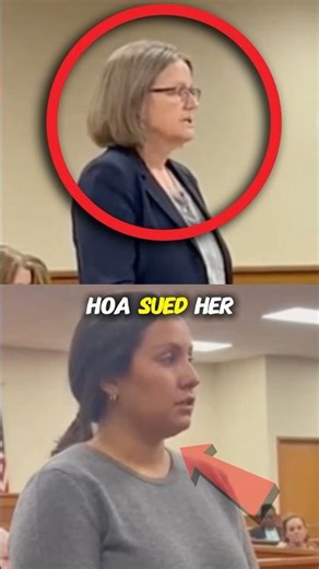 HOA Sued Her for Leaving Her Own Door Open! #hoa #viral #courtroomdrama #judge #courtcases #courts