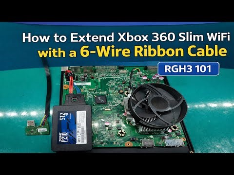 How to Extend Xbox 360 Slim WiFi with a 6-Wire Ribbon Cable | RGH3 101
