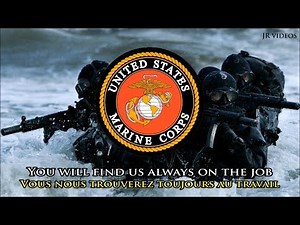 Chant des Marines (EN/FR paroles) - Marines' Hymn (French)