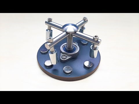 Freie Energie ganz einfach aus einem 4 punkt Magnetmotor