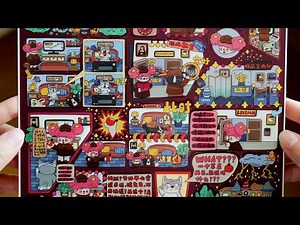 DIY Scene Stickers ~ Detective Mini-Theater | ASMR