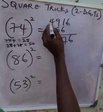 How to Square 2-Digit Numbers FAST | Mental Math Shortcut. #MathShorts #ExamTips #MathMadeEasy #fyp