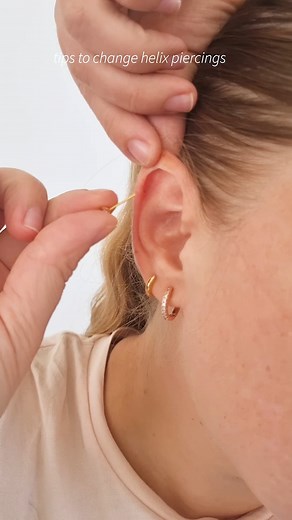 1.1M views · 5.8K reactions | Elevate your style with helix piercing tips! ✨ Discover the secrets to a flawless look and snag major deals with our current discounts! ️ | Jcojewellery | Facebook