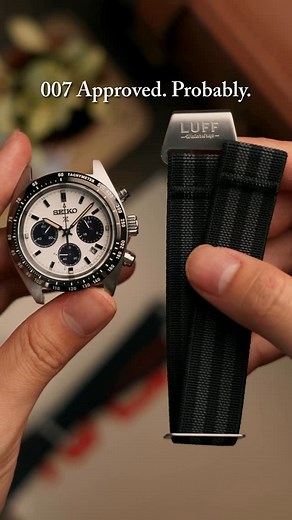 LUFF | Watch Straps on Instagram: "We’ve taken our Bond series straps and reimagined them in the new Elastico Mark II. The same iconic Bond pattern you know, now upgraded with our latest stretch weave for better comfort, durability, and fit. Paired it with the Seiko speedtimer and it looks amazing! #seiko #seikowatches #seikowatch #seikoholic #seikodivers #watchstrap #watchaccessories #luxurywatch #wristcandy #watchfam #watchcollectors #natostrap"