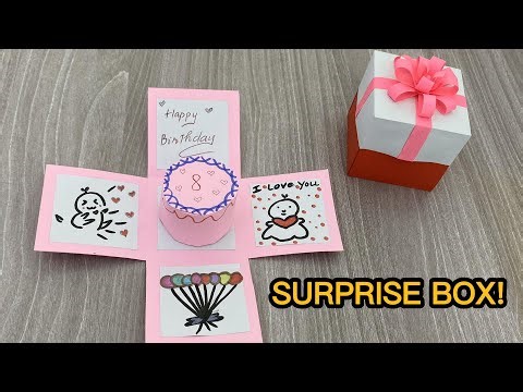 Origami Surprise Box 🎁 | Easy Birthday Gift Idea | Origami Steps With Me!