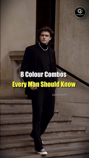 8 ATTRACTIVE Colour Combos ✨ #fashion #mensfashion #glowup
