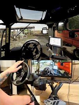 Farming Simulator Steyr Terrus 6270 CVT Logitech Steering Wheel Thrustmaster Farmstick #dkgc #fs22