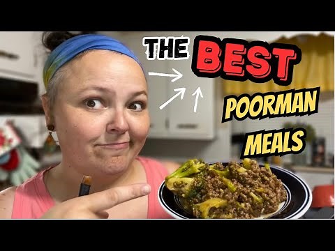 Poor Man Meals When Money is Tight || Easy & Delicious Cheap Dinners