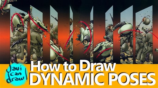 Drawing Dynamic Action Poses for Comics