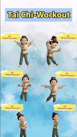 Tai Chi Workout 6 einfache Übungen für den ganzen Körper! #entspannung #deutsch #gesundheit #tcm