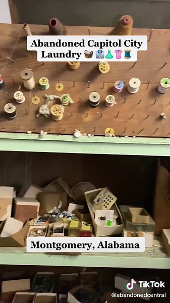 The Abandoned Capitol City Laundry. Montgomery, Alabama. #abandoned #abandonedplaces #abandonedamerica #abandonedcentral #drycleaner #laundry #dirtylaundry #bando #vintage #vintageclothes #retro #retroclothes #urbexworld #urbex #urbanexploring #montgomery #montgomeryal #alabama