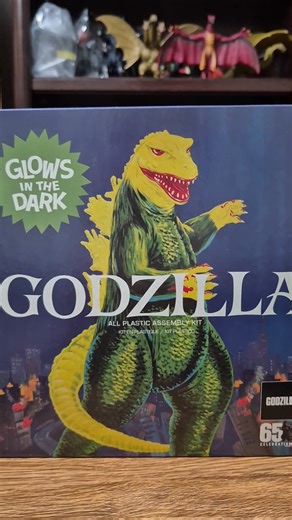 Godzilla King OF The Monsters 65th Anniversary Glow IN The Dark Model Kit #godzilla #collection