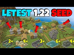 Best Minecraft LETEST 1.22 Bedrock SEEDS 🌍 | OP Spawn, Villages & Rare Structures! *minecraft seeds*