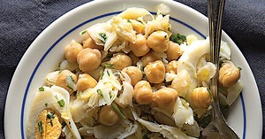 Salada de Bacalhau a Grão-de-bico (Salt Cod, Chickpea, and Egg Salad)