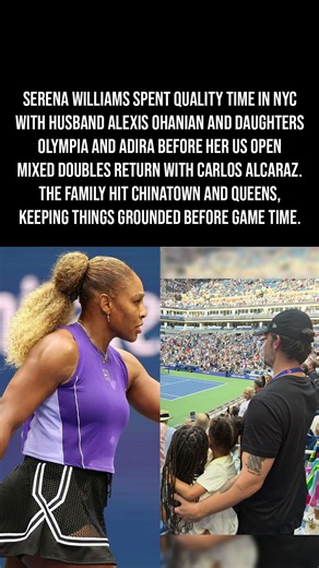 Serena Williams Keeps Family Close Ahead of Her US Open Comeback 🎾👑🖤