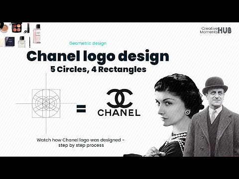 How Chanel Logo Was Designed - The Geometry design of Chanel Logo - Five Circles and Four Rectangles
