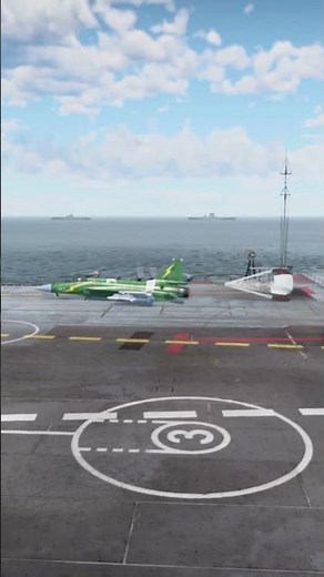 JF-17 Jet Loses Control During Carrier Landing