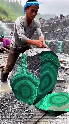Unearthing Beauty: The Art of Malachite Extraction