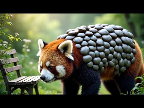 Red Panda Rescue | Full Barnacle Removal & Healing in Misty Garden#wildliferescue #rescueefforts