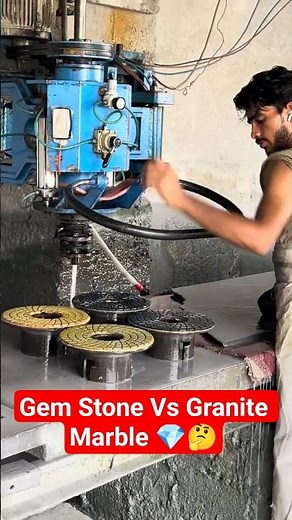 Gem Stone Vs Granite Marble: What's the Difference? 🤔 | FLOOR MARBLE POLISHING PROCESS