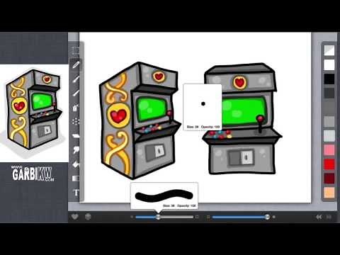 How To Draw A Video Arcade Machine by Garbi KW