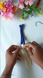 cute diy Bird 🐦from thread|#ytshorts#craftideas#diycrafts#diyart‪@Abhilasha_creation1‬ #crafthacks
