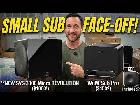 NEW SVS vs WiiM vs KEF || Small Subwoofer Face-Off!