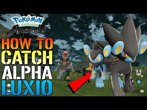 Pokemon Legends Arceus: How To Catch ALPHA LUXIO! & Evolve Him Into LUXRAY! Early