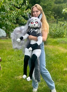 Loona Hellhound Plush, Poseable Art Doll, Handmade - Etsy