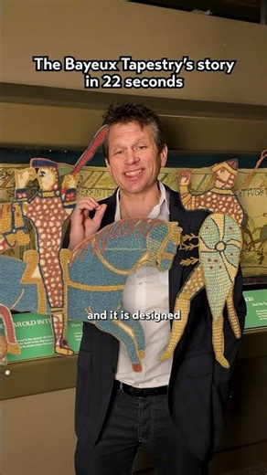 The Bayeux Tapestry's story in 22 seconds #BayeuxTapestry
