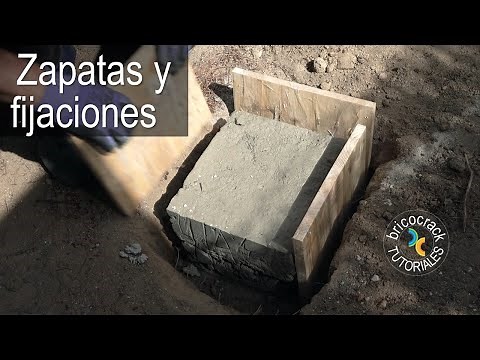 Fijar y asegurar pérgolas y otras estructuras de madera en el jardín (Bricocrack)