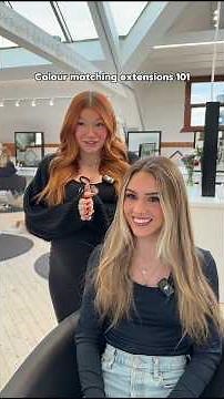 Color matching hair extensions 101