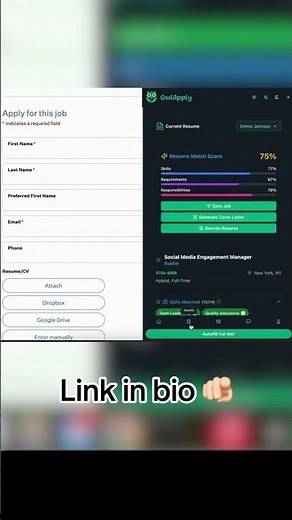 Job Application Autofill AI Tool - Chrome Extension #jobsearch #jobapplication #jobseekers #ai