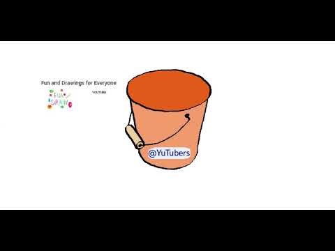 How to draw a bucket 🪣‪@YuTubers‬