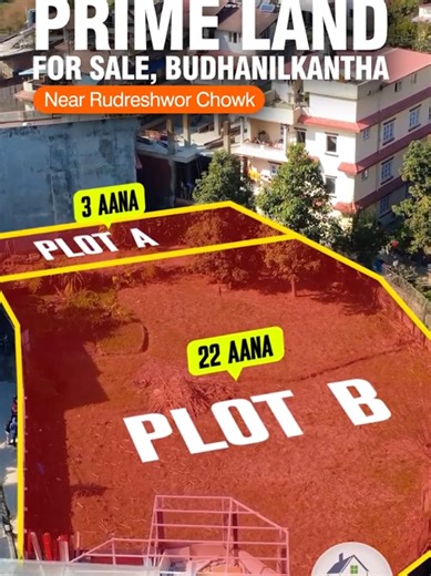 An excellent opportunity to invest in a premium residential land located in a peaceful and well-developed area of Budhanilkantha, near Rudreshwor Chowk. Location Highlights: - Quiet and established residential neighborhood - Just ~500 meters from the main road - Easy connectivity while maintaining a calm living environment Road Access: - 12-feet wide blacktop road access - Suitable for smooth vehicle movement and construction convenience - Adds strong future value to the property Land Details: 1