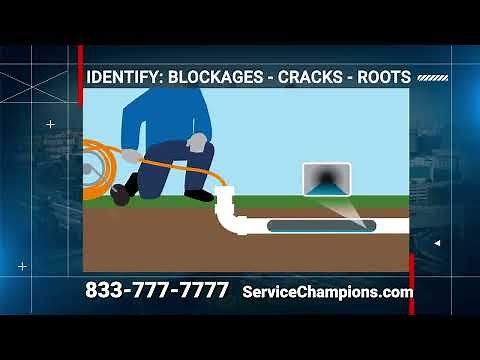 💧$57 Drain Clearing + FREE Camera Inspection ($249 Value) | Service Champions Plumbing Special!