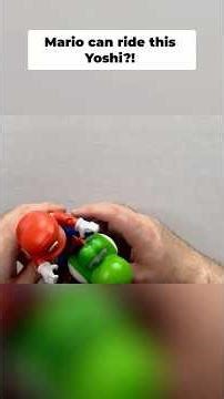Can Mario Ride Yoshi? This Toy Makes It Possible! #shorts