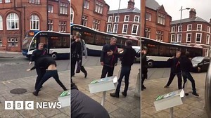 'Bus driver fight' in Norwich caught on camera
