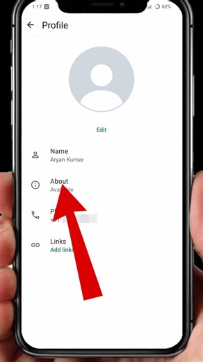 Whatsapp par about kaise likhe 😱 Whatsapp Par Apna Bio Kaise Likhe 2026 | #shorts