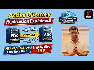 Day 28 | Active Directory Replication Explained | PDC vs ADC User Sync Step-by-Step LAB 🔥