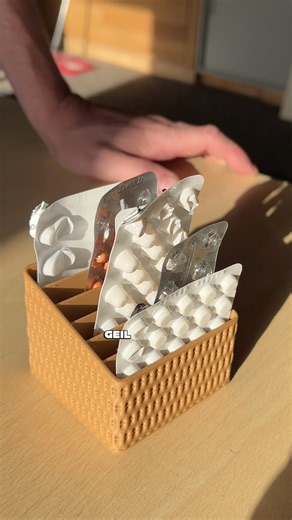 Mehr Ordnung mit Stil und das alles aus dem 3D Drucker. #3Ddrucker #maker #diy