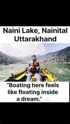 “Heaven on Water 😍 Boating in Nainital Lake | Unreal Views!”
