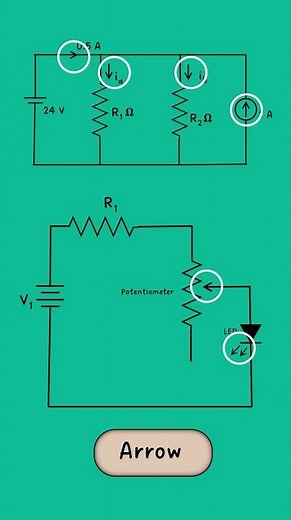 How to spot current direction instantly #electricalcircuit