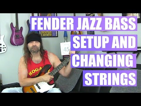 How To Set Up A Fender Jazz Bass #fender #fenderjazzbass