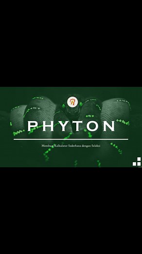 Pemrograman Phyton. Membuat Kalkulator Sederhana dengan Seleksi. #programming #phyton #pemrograman #algorithm #algoritma #calculator #kalkulator #komputer #teknikinformatika #sisteminformasi #informatika #teknikkomputer #fyp