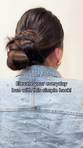 the bun hack you needed!🤩 #scunci #ugotthis #bunhairstyle #formalhairstyle #everydayhairstyle #bunhacks #bunhairstylehack